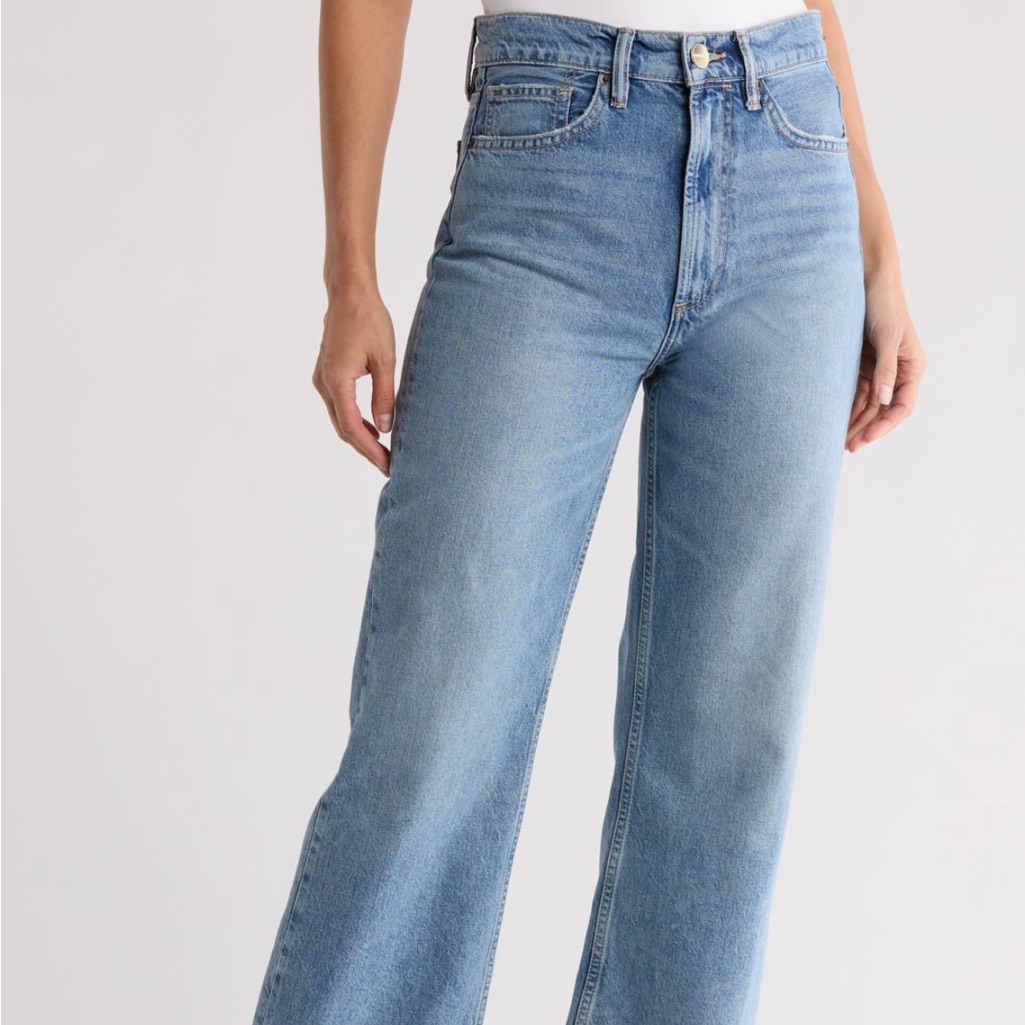All Saints Denim Blue Straight Leg Jeans